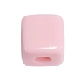 Roze acryl kubuskralen met gat voor DIY sieraden maken en handgemaakte accessoires - Blank Vierkant / Middel-Roze