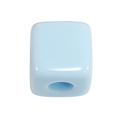 Matte hemelblauwe vierkante acryl kraal met afgeronde hoeken voor DIY sieraden maken - Blank Vierkant / Medium - Blauw