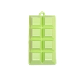 Lindo llavero de bloque de chocolate verde lima para bolsos y parejas - Chocolate Lacado / Verde fruta