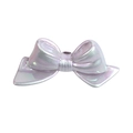 Iridescent pearlescent purple bow bead for DIY jewelry making and handmade crafts - Bow / 10 Pieces/Pack / Pearlescent Grey