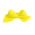 DIY yellow bow tie bead accessory for phone chains and jewelry making projects - Bow / 10 Pieces/Pack / Matte-Yellow