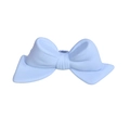 Light blue matte acrylic bow bead for DIY jewelry making and keychain accessories - Bow / 10 Pieces/Pack / Matte-Blue
