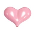 Perlina a cuore in acrilico rosa per creazione di gioielli fai-da-te e portachiavi - Rosa