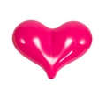 Perlina a cuore in acrilico rosa scuro per gioielli fai-da-te e accessori per borse - Rosa Rossa