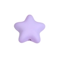 Paarse stervormige hars accessoire met matte afwerking en een gat in het midden - Dikke Versie No.1 / Mat Ster - Paars