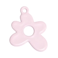 Ciondolo a fiore in lega rosa pallido per portachiavi fai da te e decorazioni per borse - Rosa Chiaro