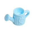 Mini arrosoir bleu clair avec relief de cœur et texte Meeting Garden pour bijoux - Arrosoir-Bleu
