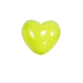 Fluorescerende limoengele harskraal in hartvorm met glanzende afwerking voor DIY-sieraden - Dikke Versie No.1 / Gelakt Hart - Fruitgroen