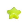 Neon groen glanzende ster van hars voor DIY sieraden en schoen decoratie - Dikke Versie No.1 / Gelakt Ster - Fruitgroen