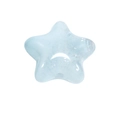 Lichtblauwe doorschijnende stervormige hars hanger voor DIY sieraden en accessoires - Dikke Versie No.1 / Tweekleurige Glinster Ster - Blauw