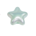 Glanzende muntgroene ster kraal van hars met parelglans voor DIY-sieraden en schoenaccessoires - Dikke Versie No.1 / Parelmoer Groen
