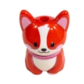 3D-Acryl-Hundeperle in Rot und Weiß für DIY-Schmuck und Handyketten-Zubehör - Rot