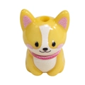 3D-Acryl-Corgi-Perle in Gelb und Weiß für DIY Handyketten und Schlüsselanhänger - Gelb