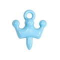 Γαλάζιο διακοσμητικό στέμμα για παπούτσια και χειροτεχνίες με τρύπα στερέωσης - Καρφί Καπέλου / Ανοιχτό μπλε