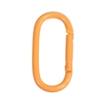 Chiusura ad anello ovale a molla in metallo arancione per accessori portachiavi fai-da-te - Arancione Chiaro