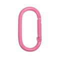 Moschettone ovale in metallo rosa per portachiavi fai-da-te e accessori vari - Pesca