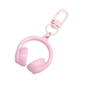 Porte-clés casque rose avec boucle en D pour sacs à dos et accessoires de clés - Peinture Rose