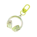 Porte-clés casque en acrylique irisé avec fermoir métallique vert citron pour sac - Transparent Vert Fruit
