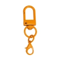 Cierre de mosquetón giratorio naranja para llaveros DIY y accesorios de bolsos - Naranja