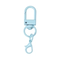 Light blue rotating lobster clasp swivel hook for DIY keychain and bag accessories - Aqua Blue