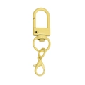 Light yellow enamel swivel lobster clasp alloy keyring for DIY accessories and charms - Pale Yellow