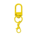 Bright yellow painted zinc alloy lobster clasp with a 360-degree rotating swivel hook - Dark Yellow
