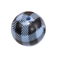 Light blue buffalo plaid acrylic heart bead with center hole for DIY jewelry making - Round / Blue