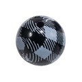 Round acrylic bead with black and white plaid pattern for DIY jewelry making - Round / Black
