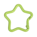 Moschettone a forma di stella per portachiavi fai-da-te in lacca verde brillante - Stile Stella Piccolo / Verde mela