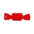 Glossy red acrylic candy-shaped charm for DIY jewelry making and keychain decoration - Plain Glossy Red