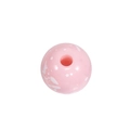 Roze acryl ronde kraal met wit graffiti-inktspatontwerp voor DIY-sieraden maken - 8mm Lichtroze