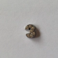 Pendentif chiffre 3 argenté avec cristaux pour colliers DIY et bijoux de luxe - Accessoire Numéro 3