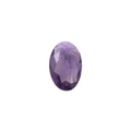 Oval cut purple amethyst locket pendant in 18k gold vintage hollow design - February Birthstone Charm