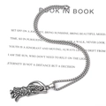 Retro stainless steel reaper pendant necklace with box chain in antique silver finish - Large Pendant With 3mmx50cm Chain