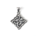 Vintage Silber Celtic Knot Anhänger aus robustem Edelstahl für Damen und Herren - Einzelner Anhänger (Ohne Kette)