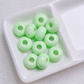 Cuentas de ábaco verde menta de 14mm para joyería artesanal y accesorios de bricolaje - 14mm / 02-Verde Claro