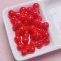 Glänzende rote erdnussförmige Knochenperlen für DIY-Handyketten und Schmuckzubehör - 17*8.5mm (Knochenform) / Rot
