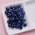 Glänzende schwarze Perlen in Knochenform für DIY-Schmuck und Handykettenteile - 17*8.5mm (Knochenform) / Schwarz