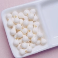 Weiße knochenförmige Harzperlen für DIY-Handyketten und Schmuckherstellungszubehör - 17*8.5mm (Knochenform) / Cremeweiß