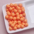 Lebendige orangefarbene Erdnussperlen mit Doppelbohrung für DIY-Schmuck und Ketten - 17*8.5mm (Knochenform) / Orange