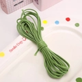 Cordón encerado verde para joyería DIY y cadenas de teléfono con cuentas - Verde Militar