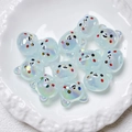 Irillerende acryl beertjes kralen voor DIY kettingen en accessoires - 19*16.5mm / Lichtblauw