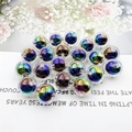 Perla in acrilico da 16mm con anima iridescente per gioielli fai da te e accessori - 16mm / Nero