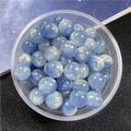 Blaue Marmor Acrylperlen mit Perlmuttwirbel für DIY-Schmuckherstellung - 09-Blau / 8mm