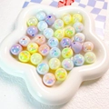 Perle aurora pastello in vassoio di ceramica per la creazione di gioielli fai-da-te - 16mm / Colori Misti Luminosi