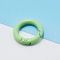 Light green spring O-ring clasp made of zinc alloy for DIY jewelry and bag accessories - Light Green