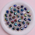 Detailansicht von 16mm Acrylperlen mit AB-Effekt und Diamantschliff für DIY-Schmuck - 16mm / Schwarz