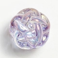 Perla intrecciata viola iridescente per catenelle per cellulari e creazioni di gioielli - Ametista