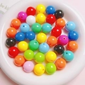 16mm Acrylperlen-Mix in matten Macaron-Farben für DIY-Schmuck und Bastelprojekte - 16mm (Pro Perle) / Zufällige Mischfarben