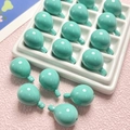 Χάντρες αερόστατο σε μπλε Tiffany για DIY κοσμήματα και αλυσίδες κινητών τηλεφώνων - 18*26mm / Πράσινο της Λίμνης